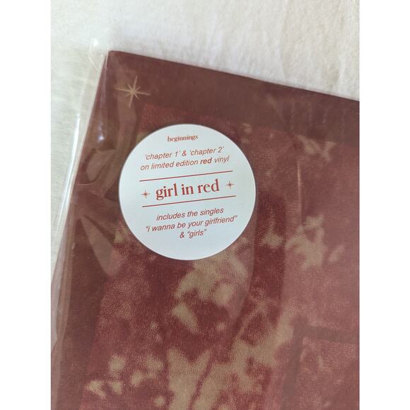 Girl In Red Beginnings Hand Signed Cover Vinyl LP Red Autographed Silver Marker - Picture 4 of 13